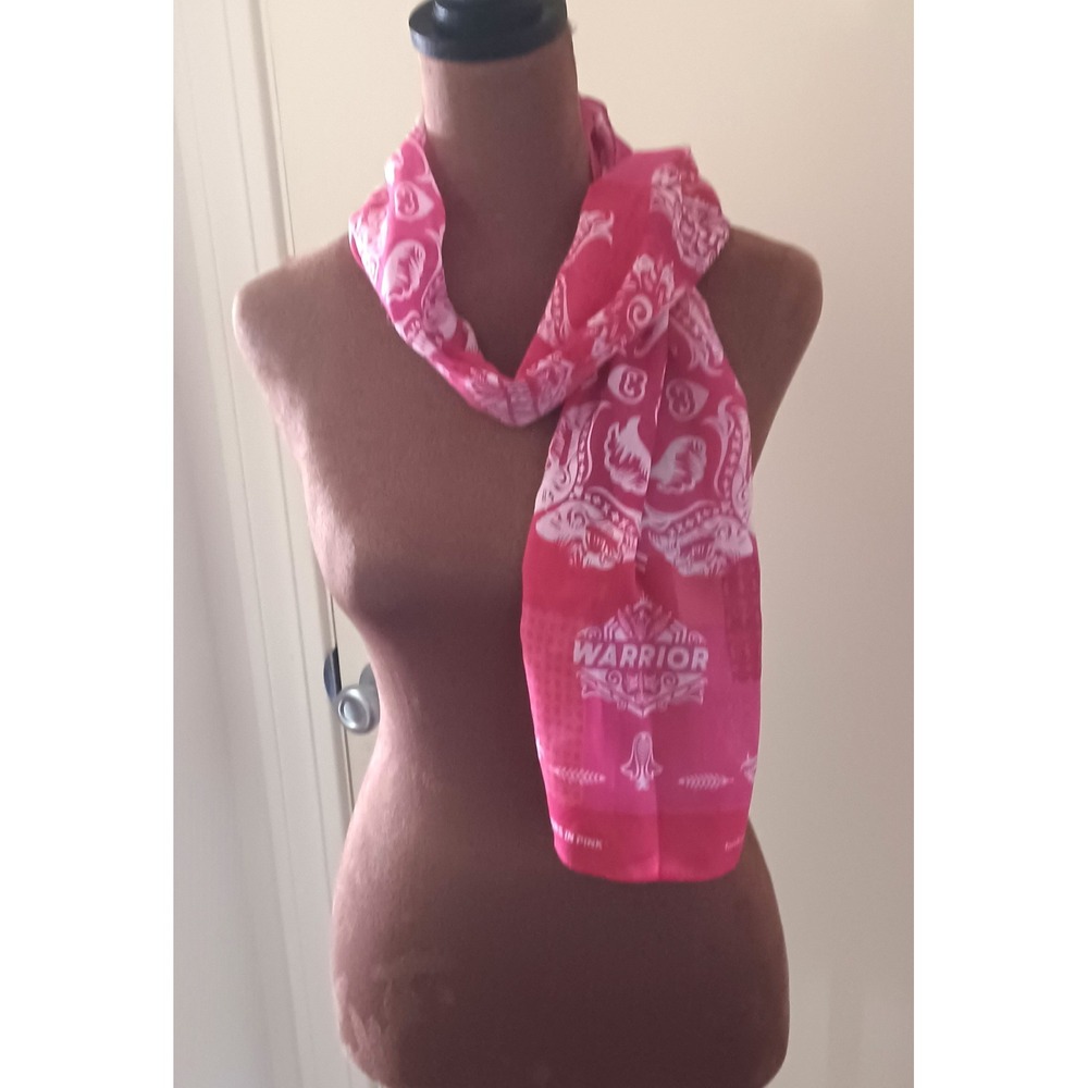 Ford Warrior in Pink Scarf Women OS Pink Paisley Graphic Bandana Western Cowgirl